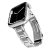 New York Apple Watch Női Fém Óraszíj Ezüst színben, 38-41mm méretben, hátulnézetből