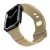Striker Apple Watch Férfi Szilikon Óraszíj Homok színű színben, 42-45mm méretben, elölnézetből